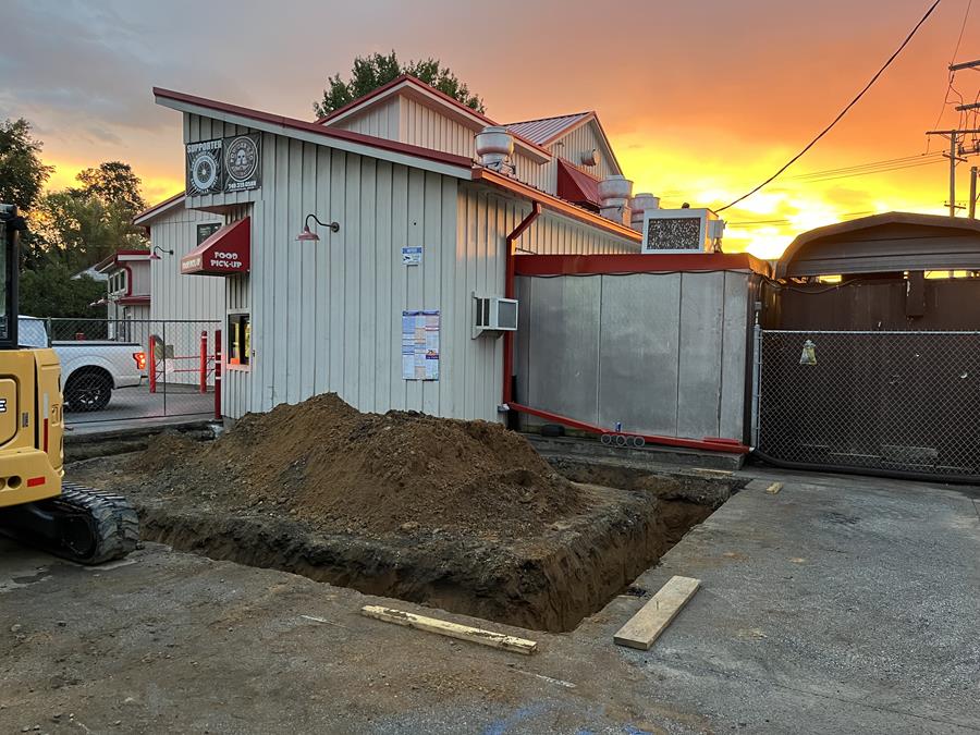Tekton Construction Services Kitchen Expansion Excavation